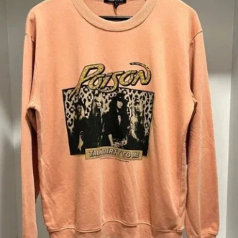 NWT Vinyl Icons Poison Talk Dirty to me lightweight pullover small